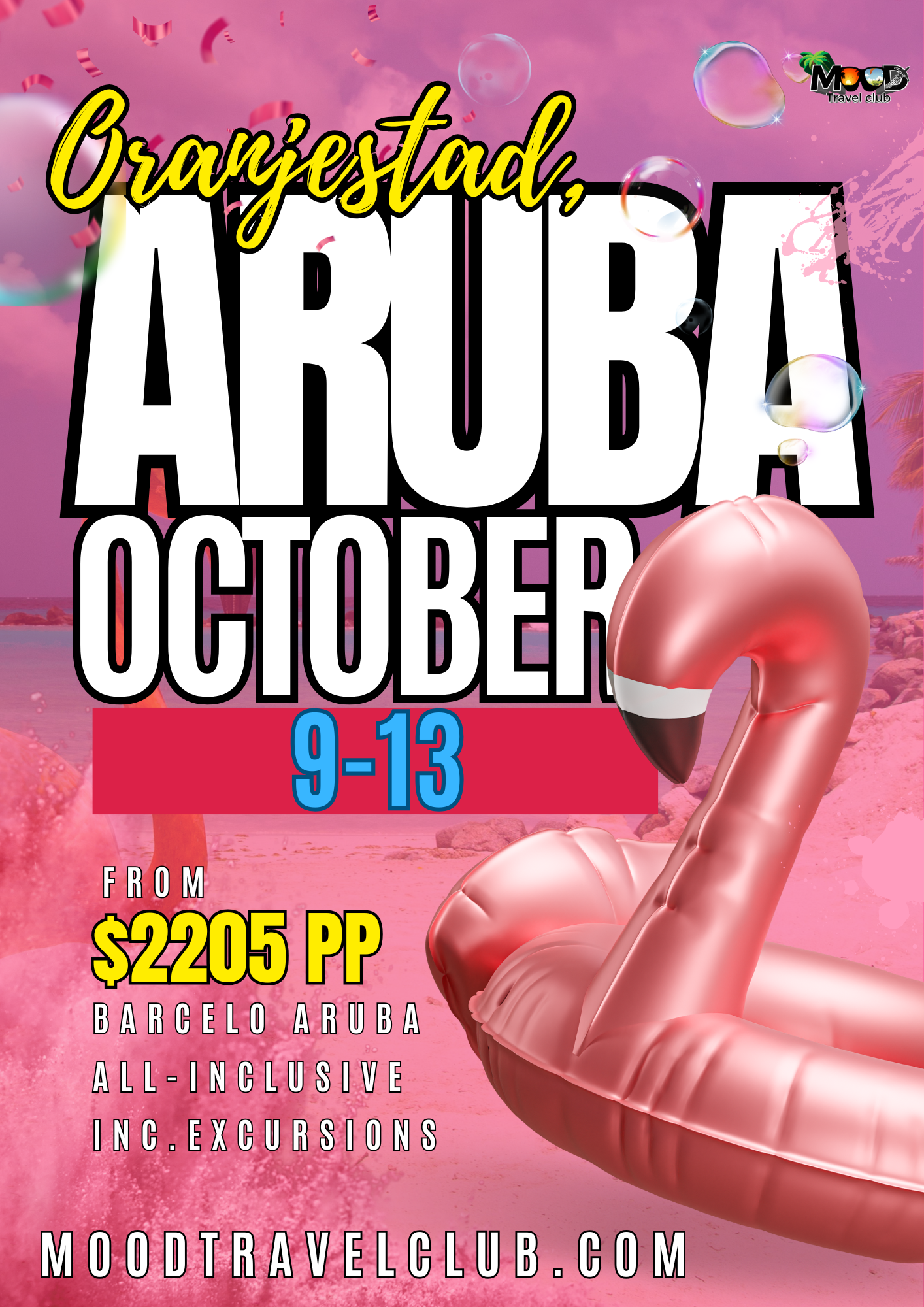 October 9-13 Noord Aruba Barcelo Aruba | MOOD VIP