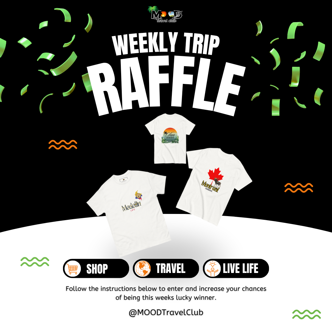 Unlock Our Weekly Giveaway + T‑Shirt Deals with MOOD Travel Club 🎉
