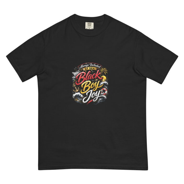 VIP Black Cruisers Club Always Included At Sea Black Boy Joy T-Shirt
