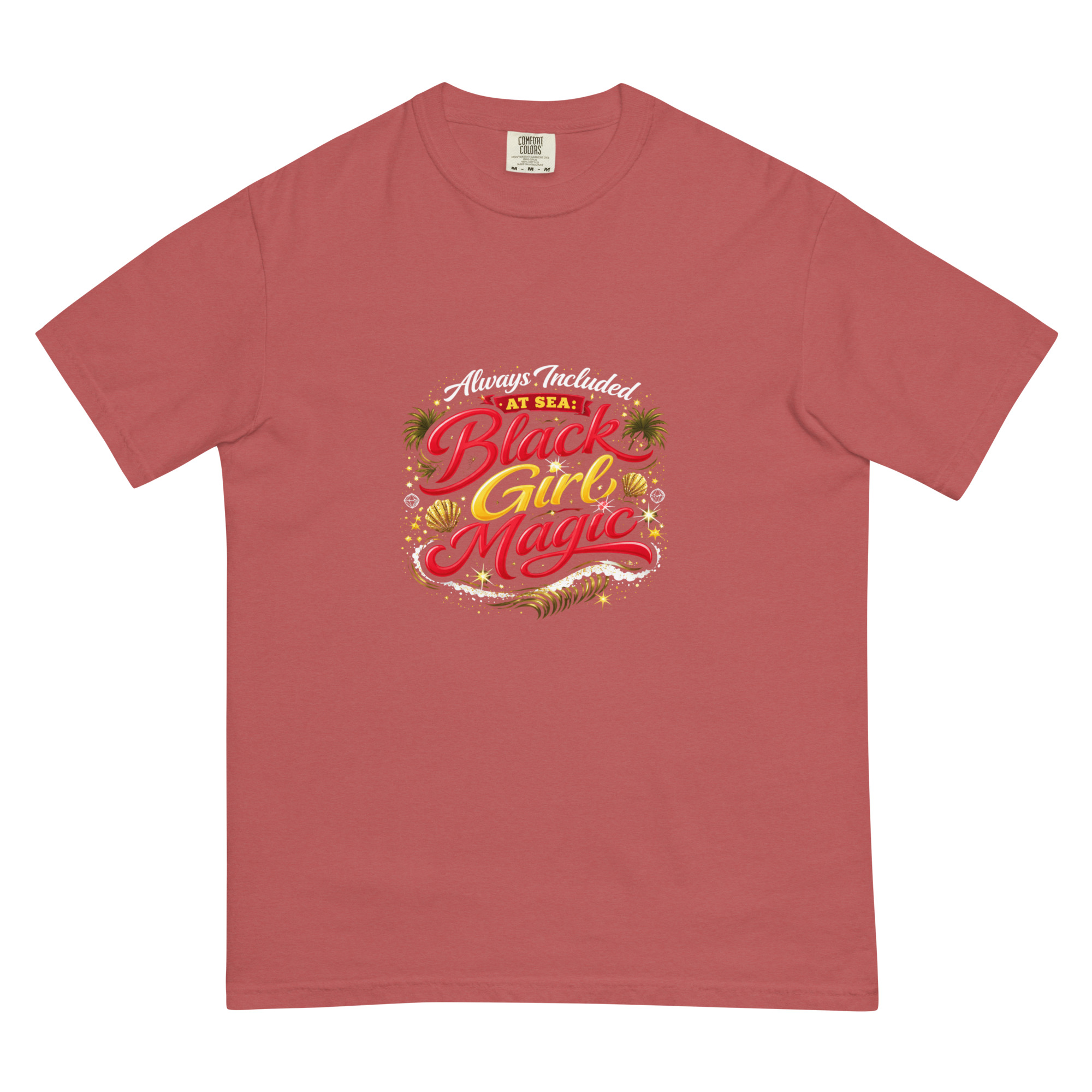 VIP Black Cruisers Club Always Included At Sea Black Girl Magic T-shirt - Image 5
