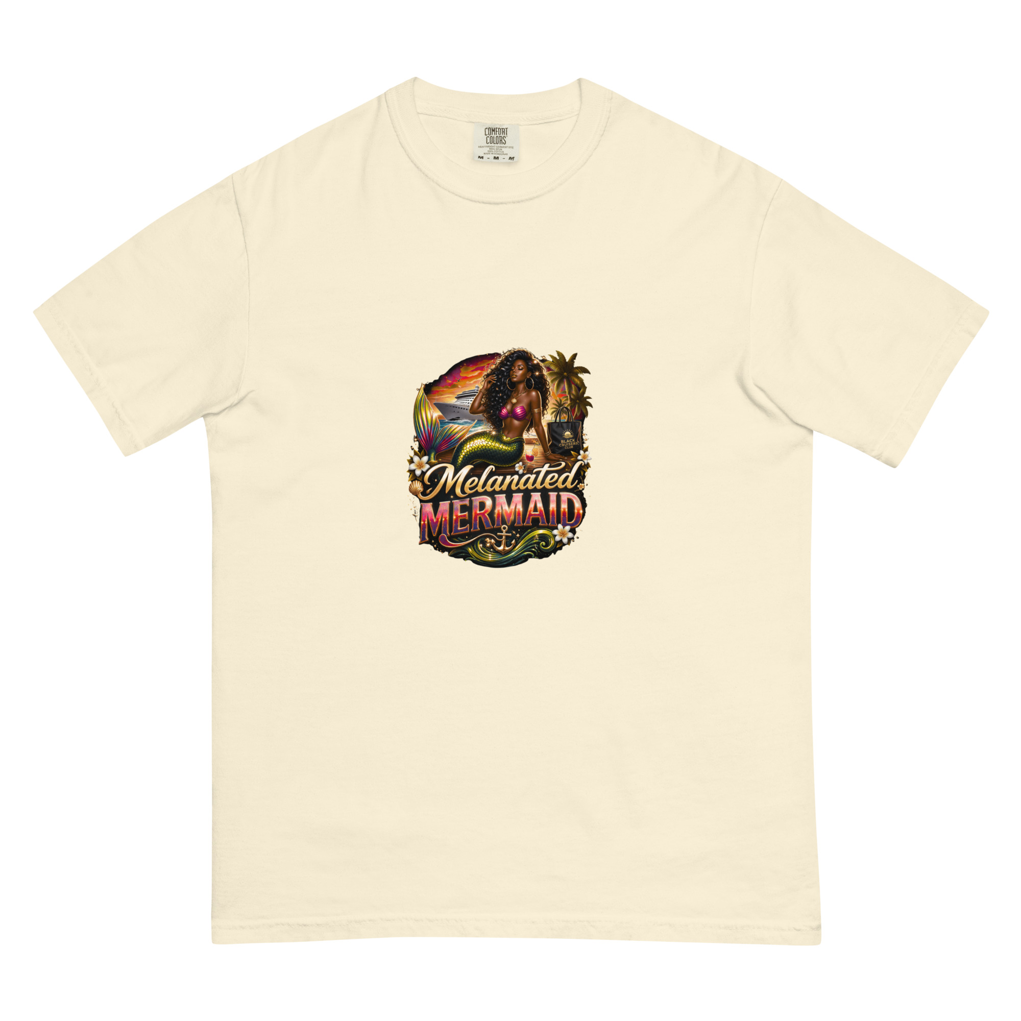 VIP Black Cruisers Club Melanated Mermaid T-Shirt