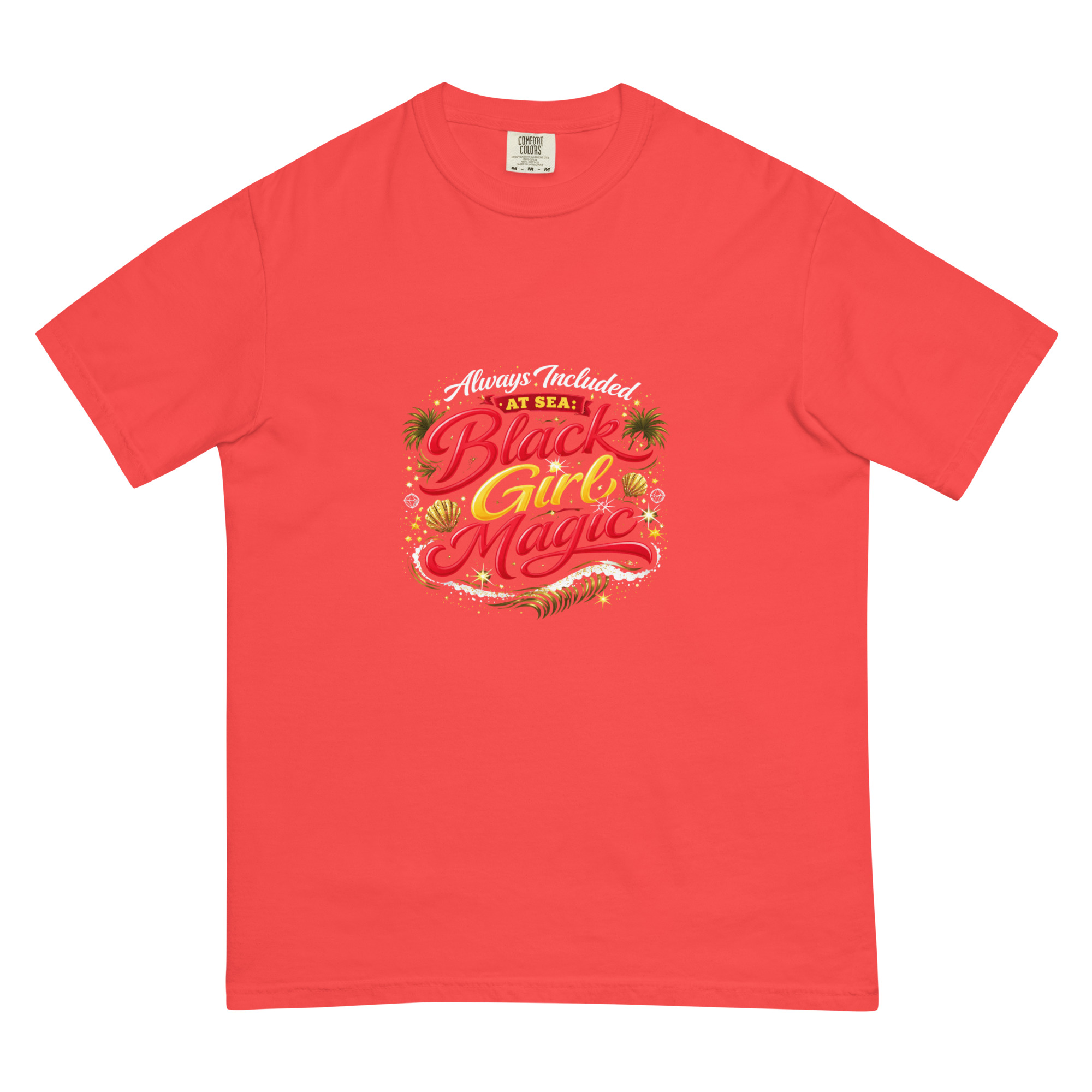 VIP Black Cruisers Club Always Included At Sea Black Girl Magic T-shirt - Image 7