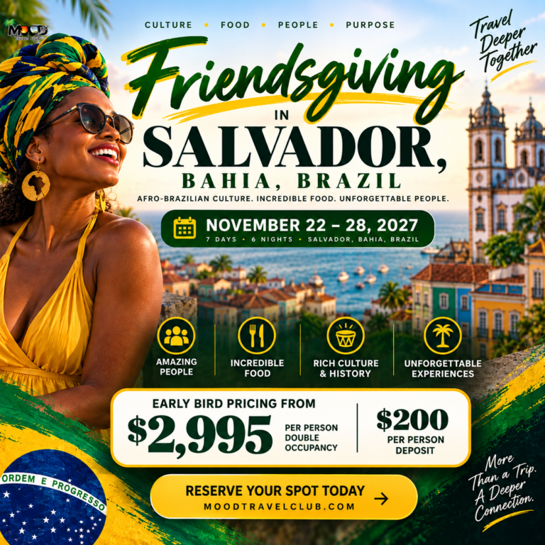 Friendsgiving in Bahia 2027 | Salvador, Brazil, Nov 22-28